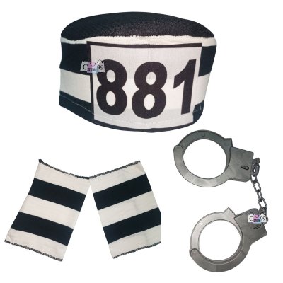 Kit De Accesorios Para Disfraz De Preso