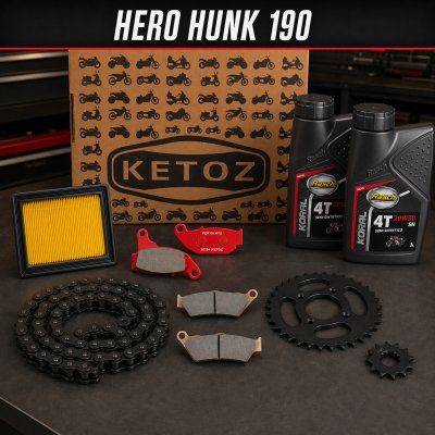 Combo Mantenimiento Hero Hunk 190 – Aceite, Filtros, Frenos y Arrastre