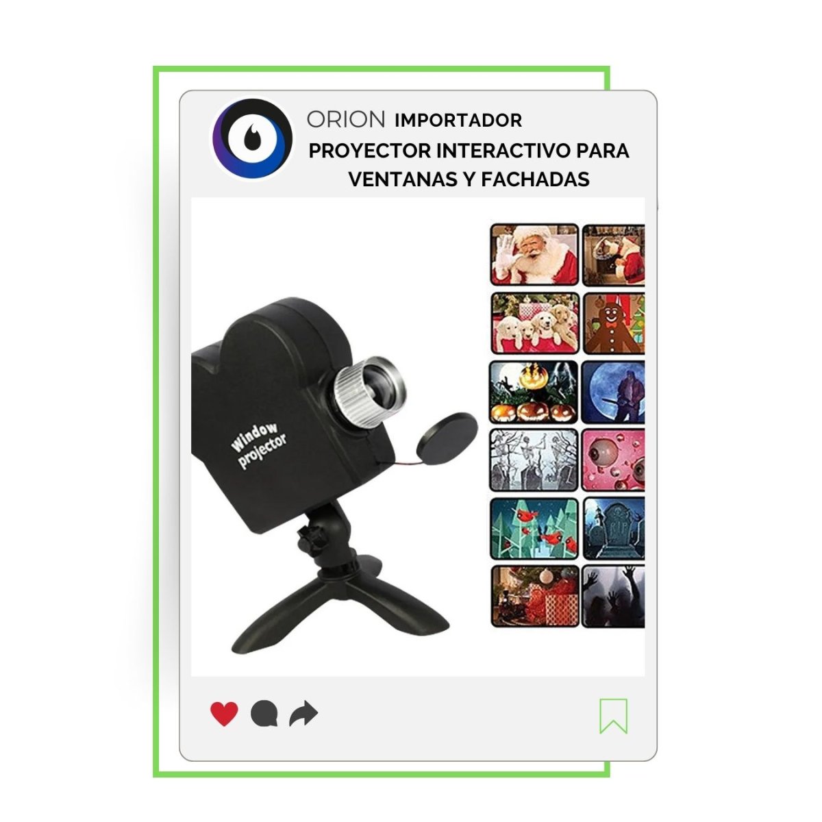 PROYECTOR PARA HALLOWEEN Y NAVIDAD