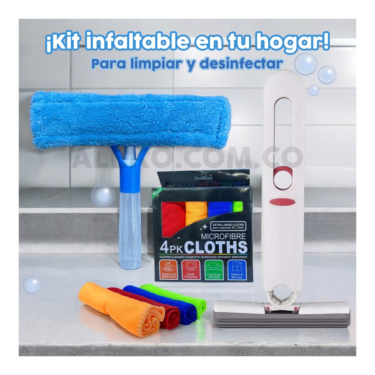 KIT LIMPIEZA HOGAR/OFICINA