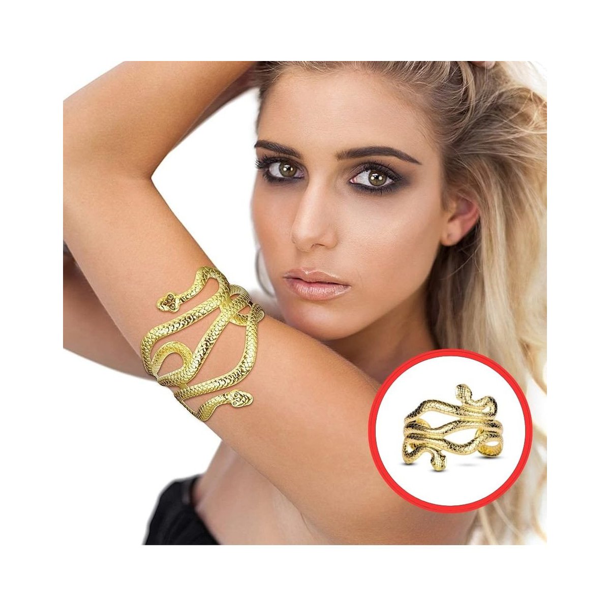 Brazalete De Serpiente Accesorio Disfraz