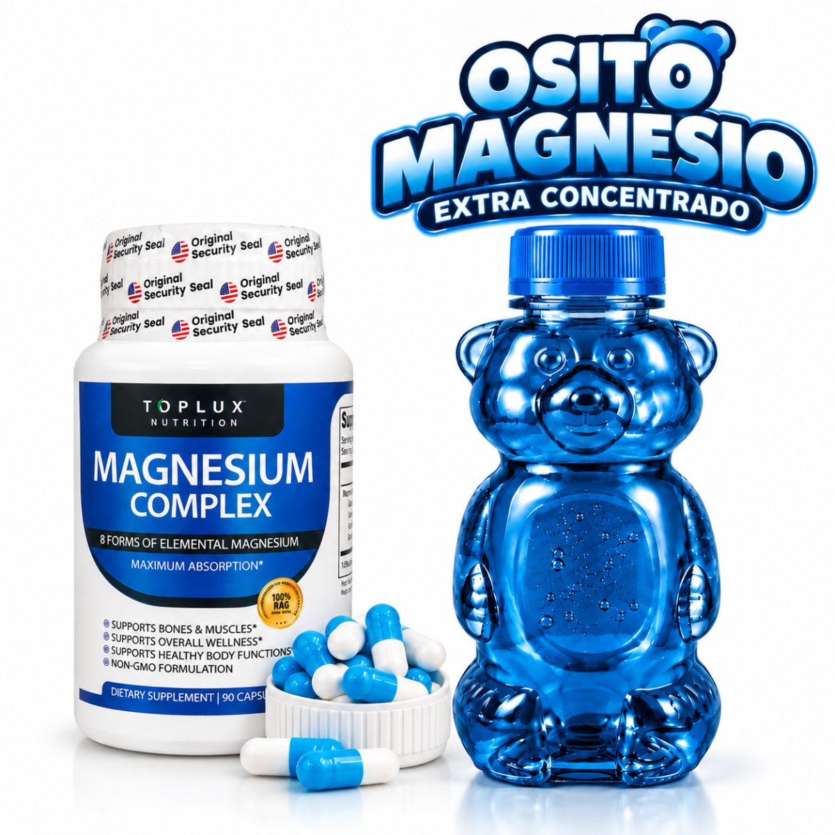 2 En 1 Energia Magnesio Y Bienestar