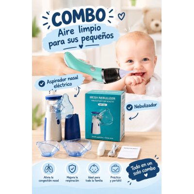 COMBO ASPIRADOR NASAL Y NEBULIZADOR