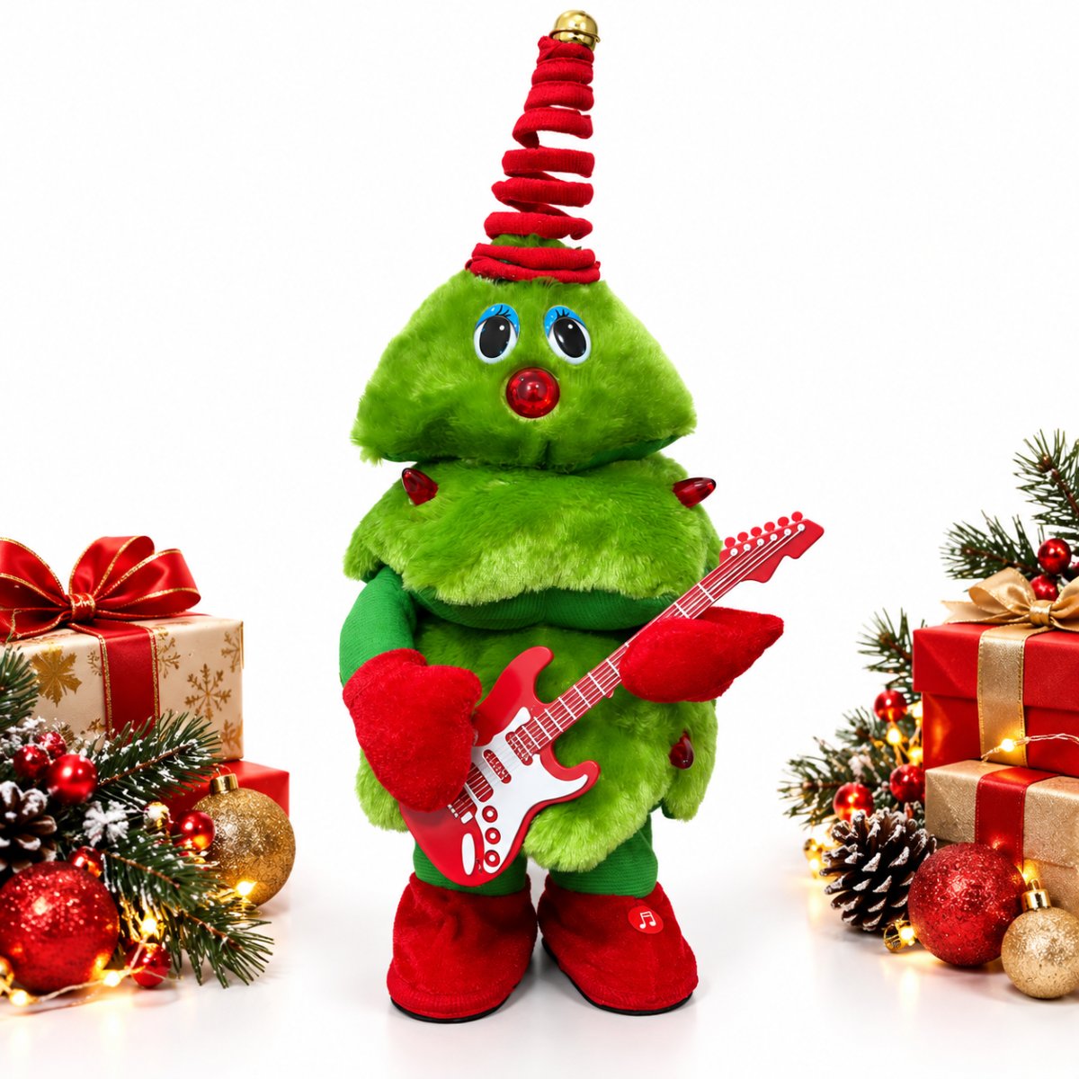 Muñeco Árbol De Navidad Bailable 40 Cm