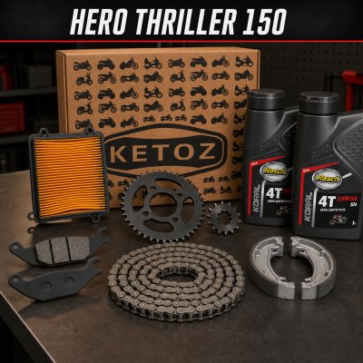 Combo Mantenimiento Hero Thriller 150 – Aceite, Filtros, Frenos y Arrastre