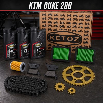 Combo Mantenimiento KTM Duke 200 NG / Normal – Aceite, Filtros, Frenos y Arrastre · Duke Normal