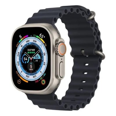 RELOJ T500 ULTRA CON DOBLE PULSO — Negro-naranja