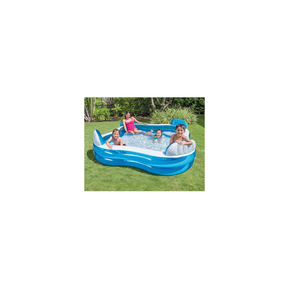 Piscina Inflable Grande Jacuzzi Marca Intex Familia Hogar
