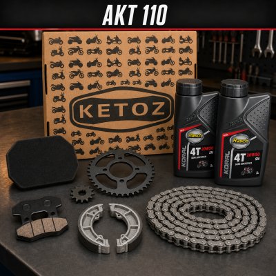 Combo Mantenimiento AKT 110 – Aceite, Filtros, Frenos y Arrastre
