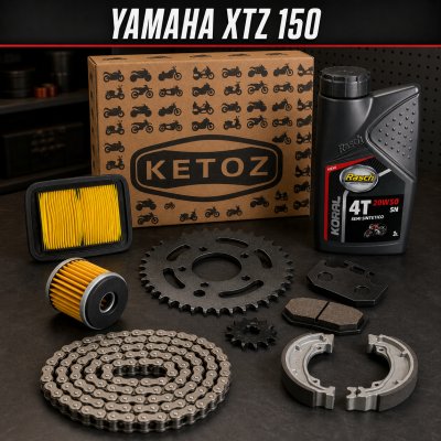 Combo Mantenimiento Yamaha XTZ 150 – Aceite, Filtros, Frenos y Arrastre